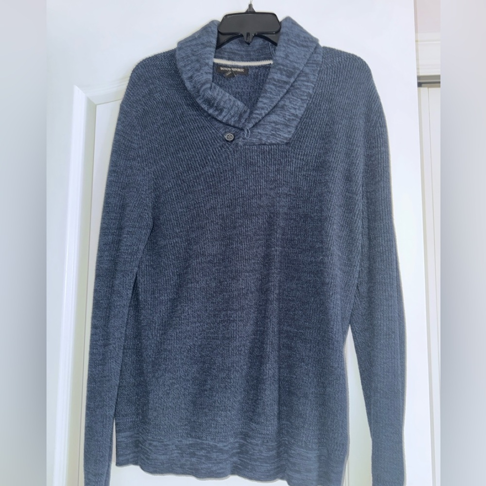 Banana Republic men’s shawl collar sweater